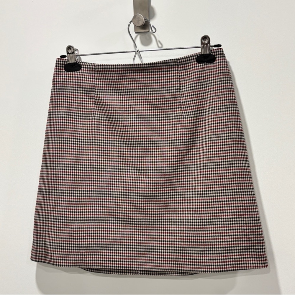 Checkered Mini Pencil Skirt Size 6